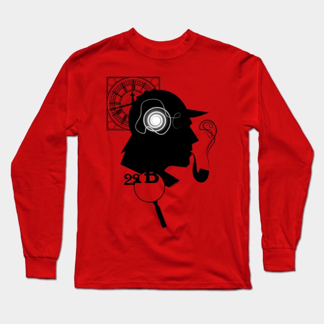 Sherlock Holmes Long Sleeve T-Shirt by tuditees